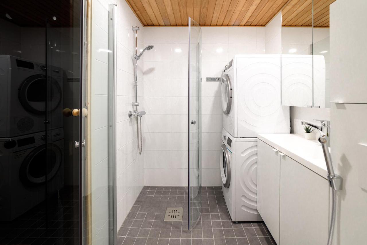 Uleabo Neat 48 M2 Two-Room Flat With Sauna เอาลู ภายนอก รูปภาพ